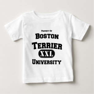 Egendom i Boston Terrier Universiteten T-shirt