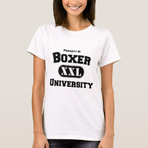 Egendom i Boxer Universiteten Tee Shirt