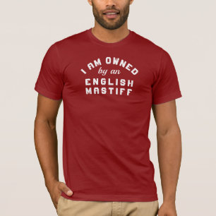 Egendom i en engelsk Mastiff T Shirt