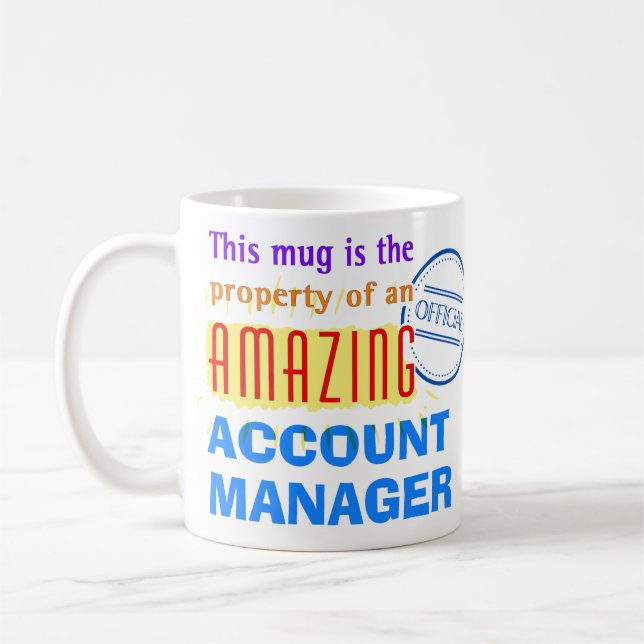 Egendom i en Fantastisk Account Manager Kaffemugg (Vänster)