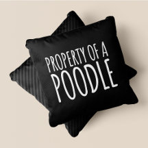 Egendom i en Pudel-Chic, Cute & Funny Black