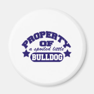 Egendom i en Spolerad bulldog Magnet