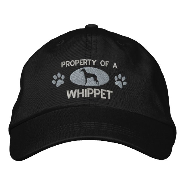 Egendom i ett "whibit Embroized Hat" Broderad Keps (Framsida)