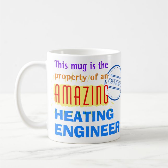Egendom i Fantastisk Heating Ingenjör Kaffemugg (Vänster)