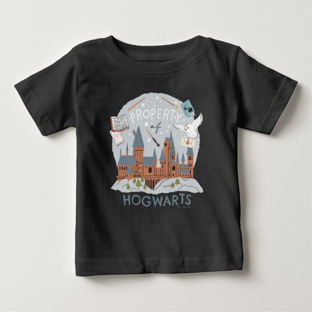 Egendom i Hogwarts Tecknad Graphic T Shirt (Framsida)