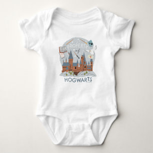 Egendom i Hogwarts Tecknad Graphic T Shirt