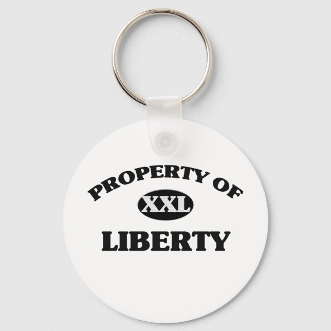 EGENDOM i LIBERTY Nyckelring (Framsida)