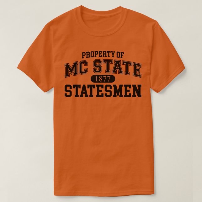 Egendom i MC-stat 1 T Shirt (Design framsida)
