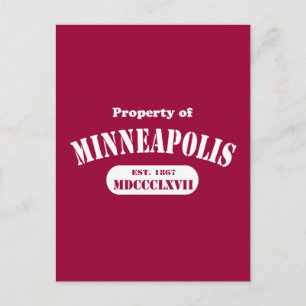 Egendom i Minneapolis Vykort