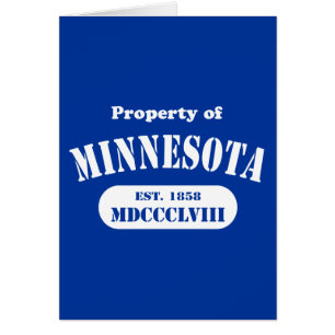 Egendom i Minnesota - vilken färg som helst! Hälsningskort