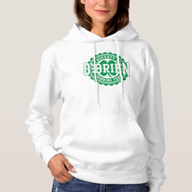Egendom i O'Brien Irish Drinking Team Tee Shirt (Framsida)