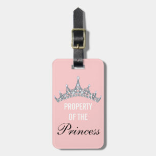 Egendom i Princess Tiara Luggage Tag Bagagebricka