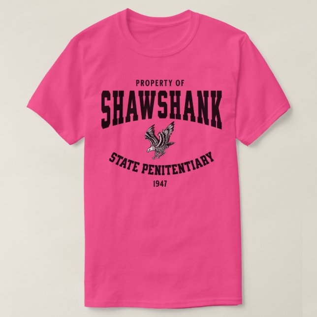 Egendom i Shawshank State Penitentiary 1947 T Shirt (Design framsida)