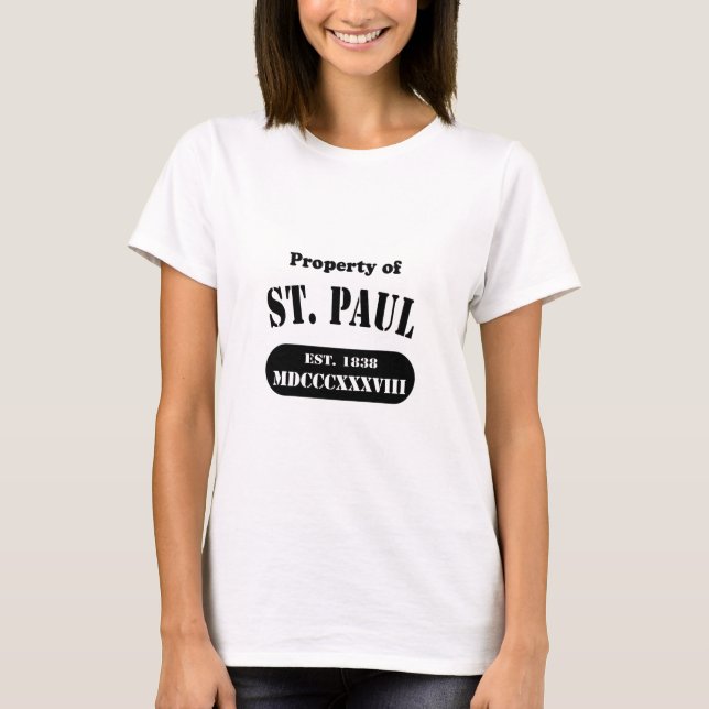 Egendom i St. Paul T-shirt (Framsida)