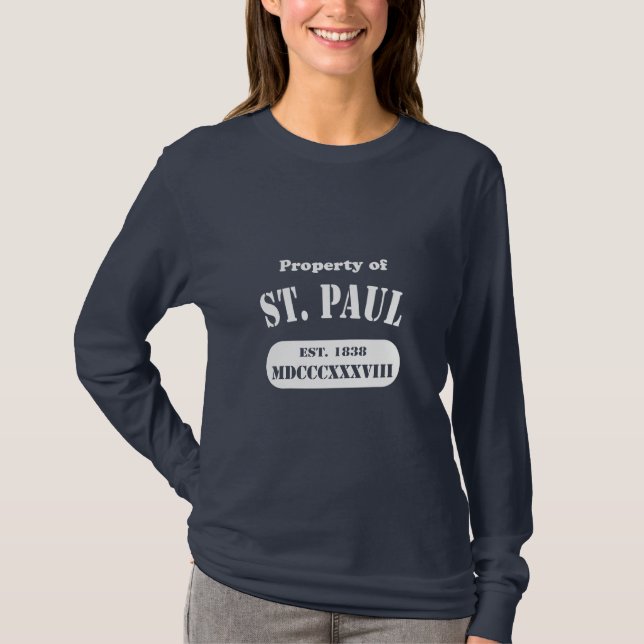 Egendom i St. Paul Tee Shirt (Framsida)