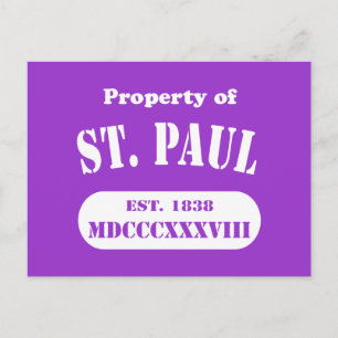 Egendom i St. Paul Vykort