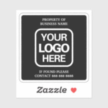 Egendom of Business Logotyp Simple Modern Black