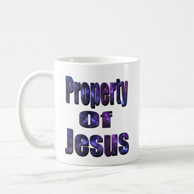 Egendom of Jesus, Religiösa Logotyp, Kaffemugg (Vänster)