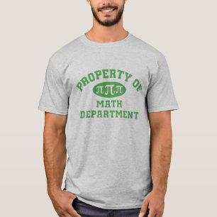 Egendom of Math Department (grönt) T Shirt