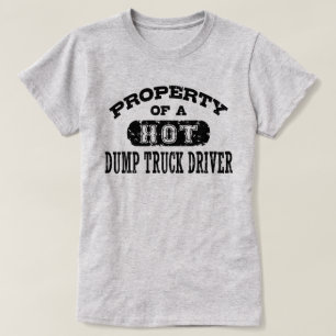 Egendom om en förare i Hett Lastbil Tee Shirt