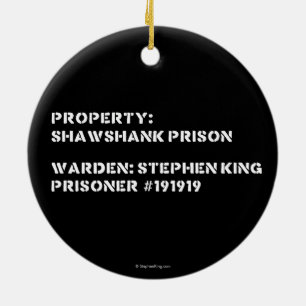 Egendom: Shawshank fängelse Julgransprydnad Keramik