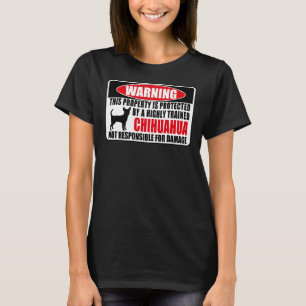 Egendom skyddas av en högutbildad Chi T Shirt