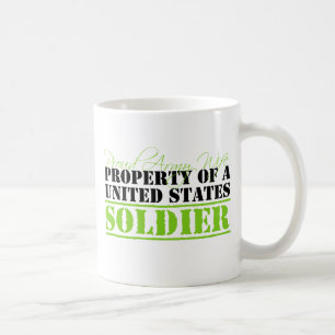 Egendom till en soldat kaffemugg