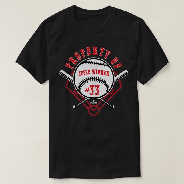 Egendom till Jesse Winker T Shirt (Design framsida)