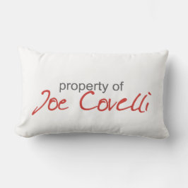 Egendom till Joe Covelli Pillow Lumbarkudde