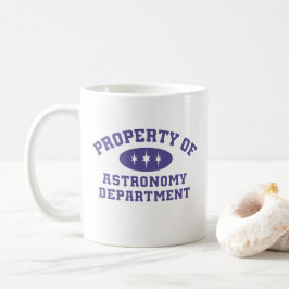 Egendom vid astronomiavdelningen kaffemugg