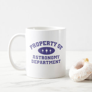Egendom vid astronomiavdelningen kaffemugg