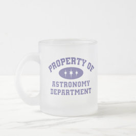 Egendom vid astronomiavdelningen kaffemugg