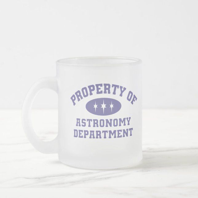 Egendom vid astronomiavdelningen kaffemugg (Vänster)