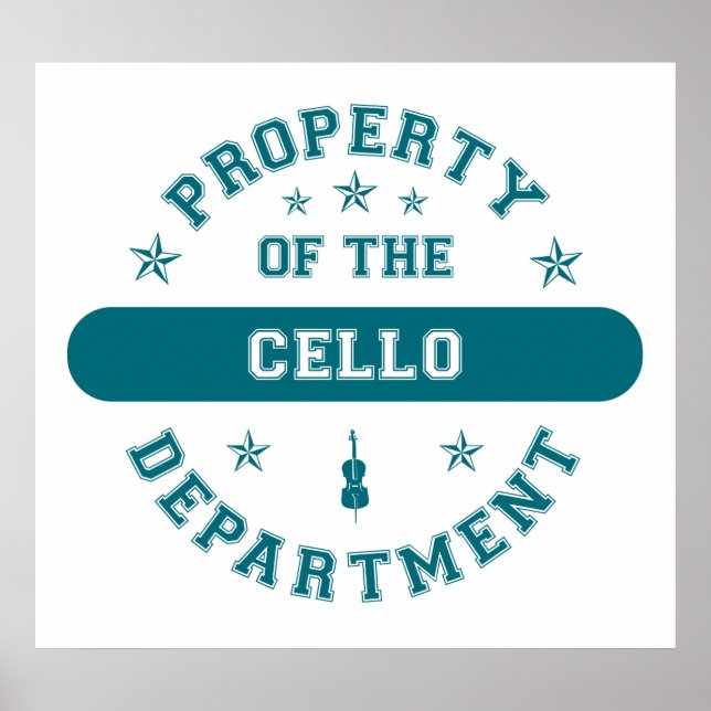 Egendom vid Cello-departementet Poster (Framsidan)