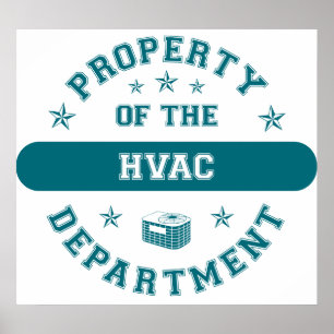 Egendom vid HVAC-avdelningen Poster