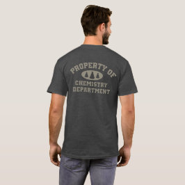 Egendom vid kemi Department Shirt T