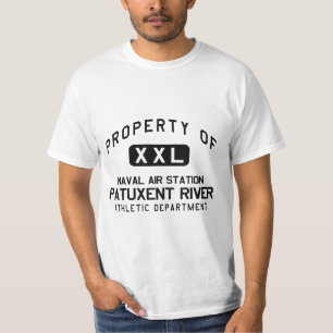 Egendom vid Naval Luft Station Patuxent River Athl T Shirt