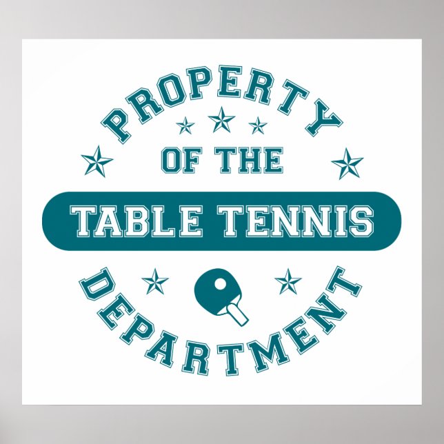 Egendom vid Tennis-departementet i Bord Poster (Framsidan)