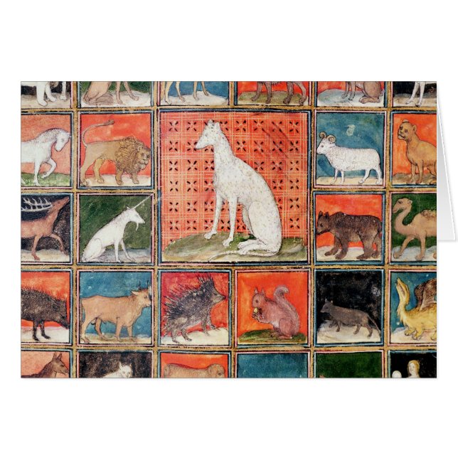 Egendomarna av beaster: Däggdjuren Hälsningskort (Framsidan Horizontal)