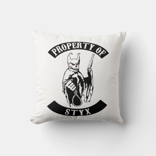Egendomen av Styx kudder Kudde (Framsida)