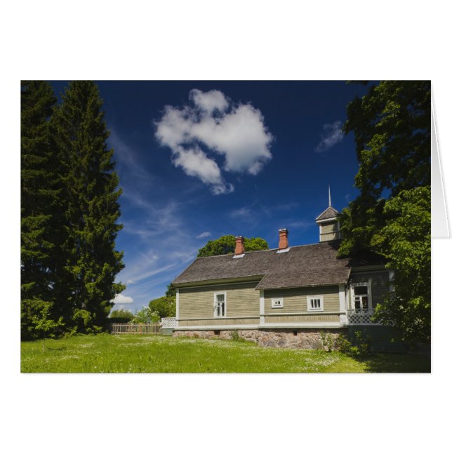 Egendomshus på Mikhailovskoye Hälsningskort (Framsidan Horizontal)