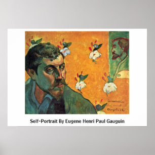 Egenen Henri Paul Gauguin själv-Porträtt Poster