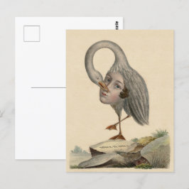 Egenkänningens unika antika symbol Poste Vykort