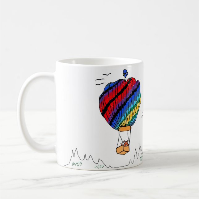 Egennamn ballong kaffemugg (Vänster)