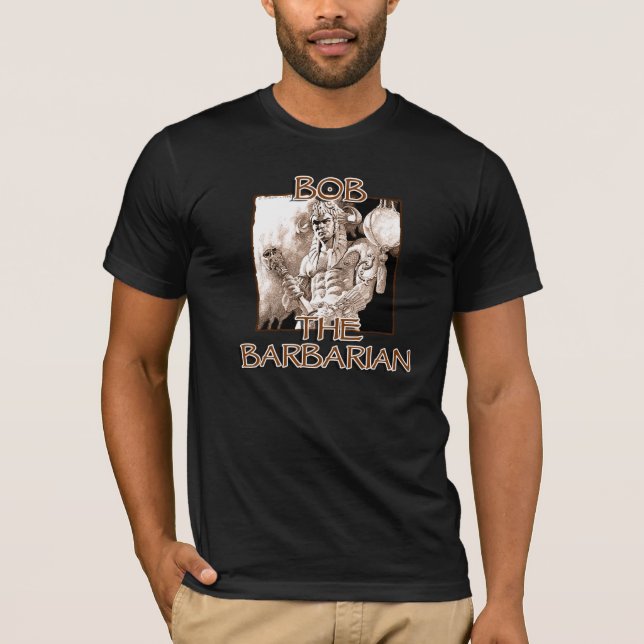 Egennamn barbaren t-shirt (Framsida)