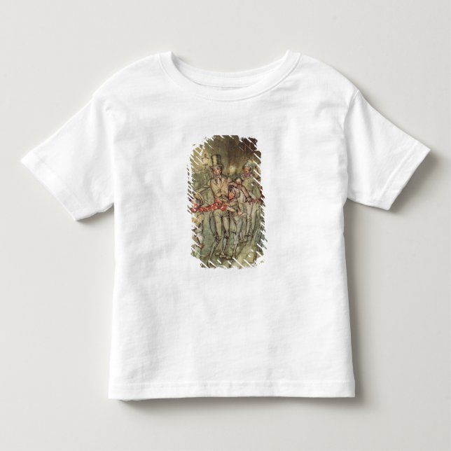 Egennamn Cratchit gick besegrar en glidbana på T-shirt (Framsida)
