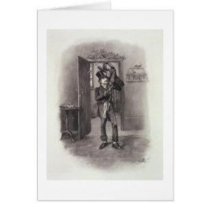 Egennamn Cratchit och mycket små Tim, från Hälsningskort