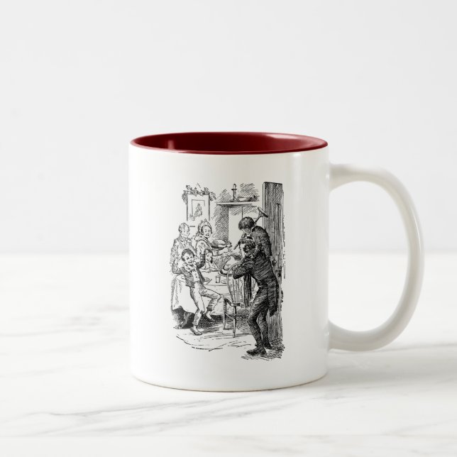 Egennamn och mycket små Tim Två-Tonad Mugg (Höger)