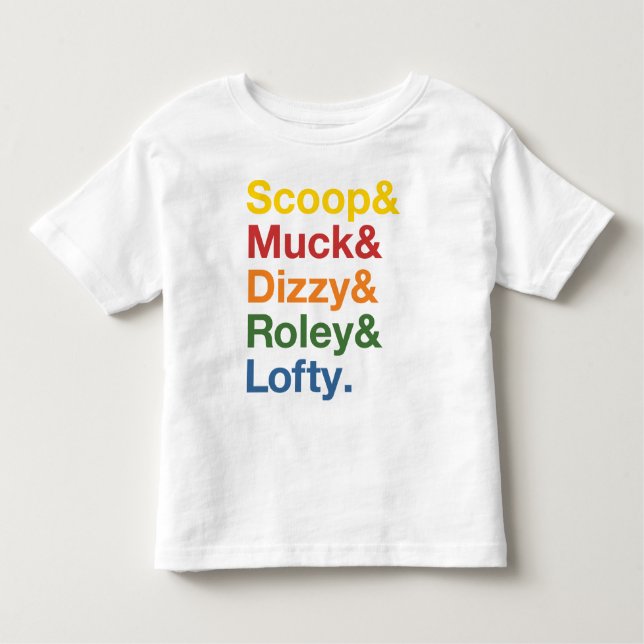 Egennamn original- besättning t-shirt (Framsida)