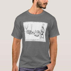 Egennamn T-tröja för BBQ-tecknad Tee Shirt